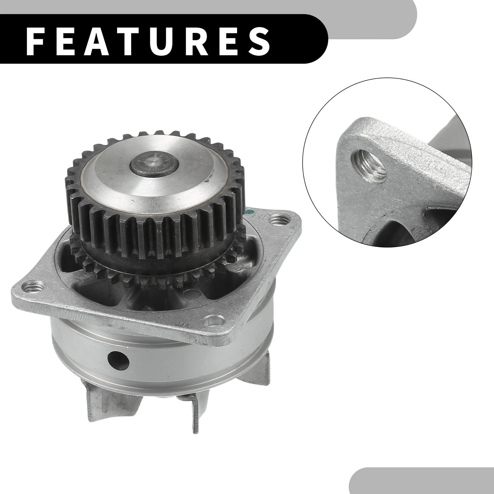 Water Pump for Infiniti FX35 (2003–2007) No. 210107Y026 with Rubber Ring Kit