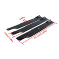 3 Pack Blade 54" Deck for Hustler Raptor SD/SDX, Fastrak X (797696, 601124)