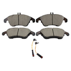 Set of 4 Akebono Euro Front Ceramic Brake Pads for MB W204 C218 W212 C207 R172