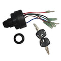 Outboard Motor Ignition Key Switch for Tohatsu Nissan (Fits Various Models)