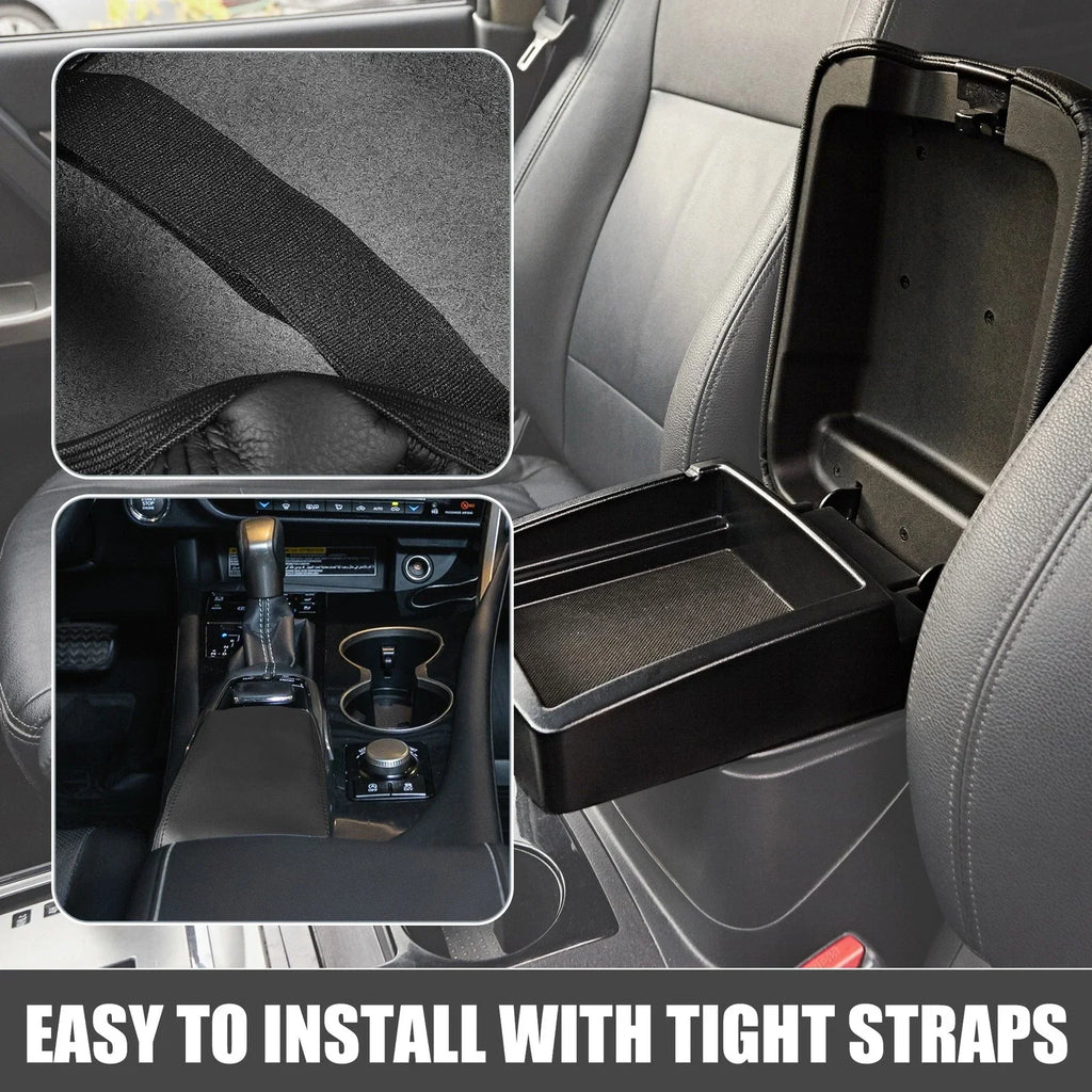 Center Console Pad Kit Armrest Cover for Lexus RX350 (2015-2022) Black