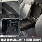 Center Console Pad Kit Armrest Cover for Lexus RX350 (2015-2022) Black