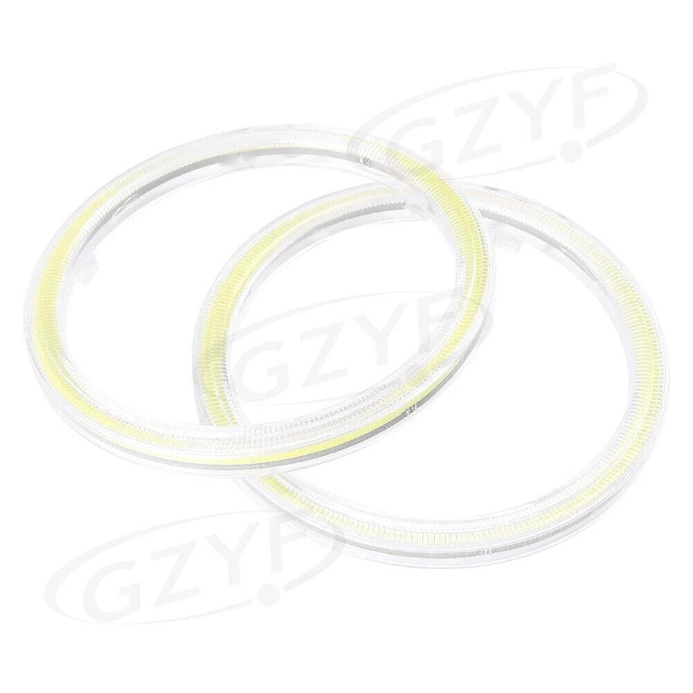 2X 80mm LED Angel Eyes COB Halo Ring Light for Headlight (12V-24V)