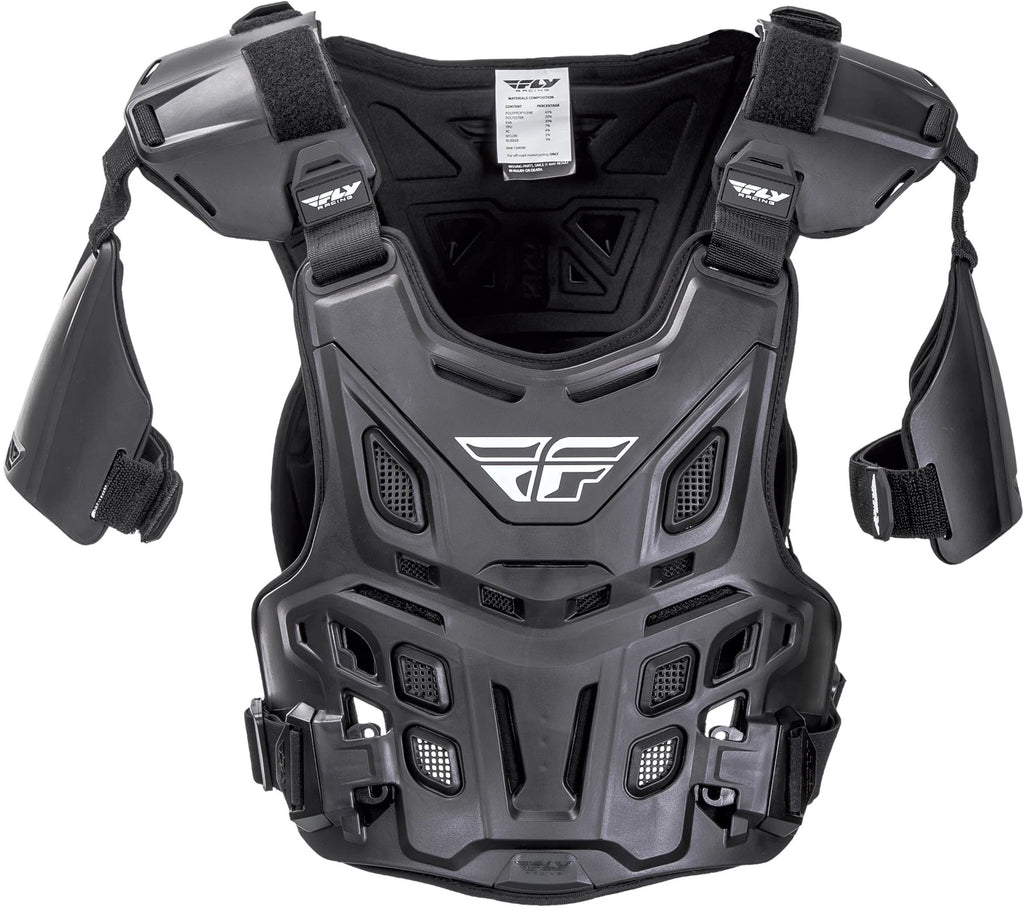 Fly Racing Ce Revel Roost Guard for Offroad Motorcycle (Black)
