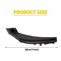 1 Pair Front Wiper Side Cowl Extension Cover for Nissan Sentra (2013–2019)