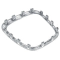 Steering Wheel Ring Trim Center Frame Cover Silver for Audi A3 A4 A5 A6 Q5 Q7
