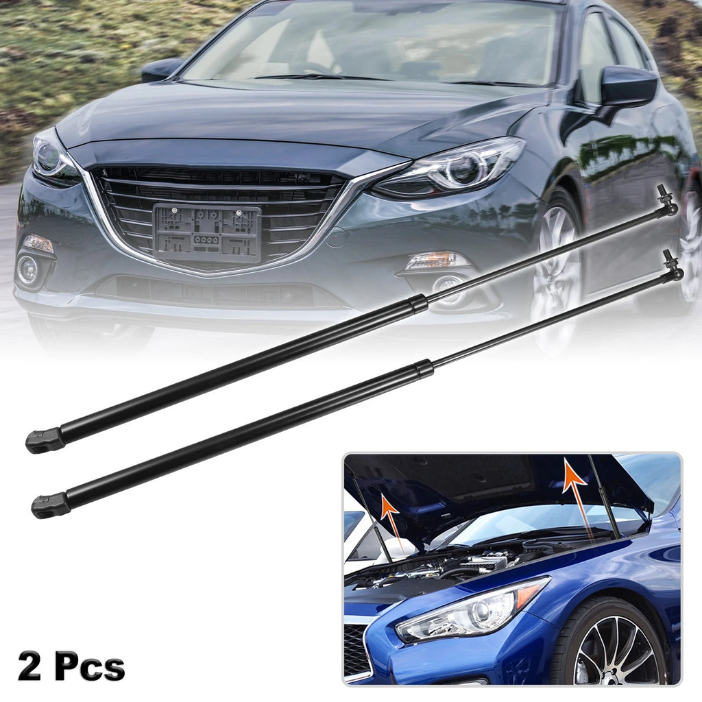 2 Pcs Front Hood Lift Supports Struts for Mazda 3 Axela (2009–2013)