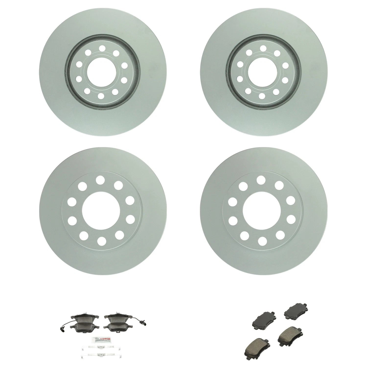 Bosch QuietCast Disc Brake Pad Kit for Audi A4 (2017–2023)
