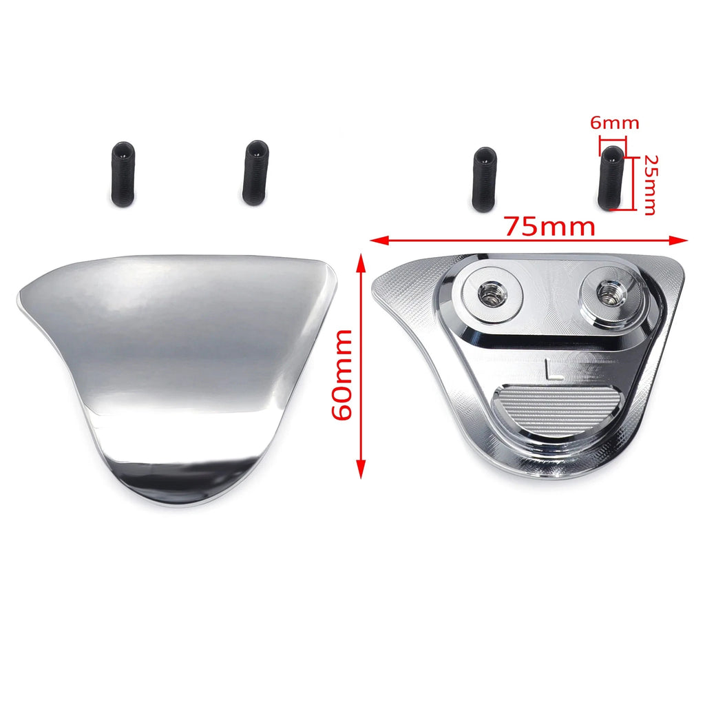 Rearview Mirror Block Off Base Plate for Yamaha YZF R1 R6 R1S R1M (2015–2023)