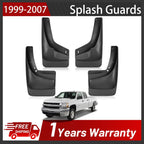 Splash Guards for GMC Sierra 2500HD Yukon (2001–2006) 4PCS