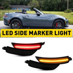 LED Side Marker Light for Mazda Miata MX-5 (2016–2022) - Smoke Front Amber Rear Red