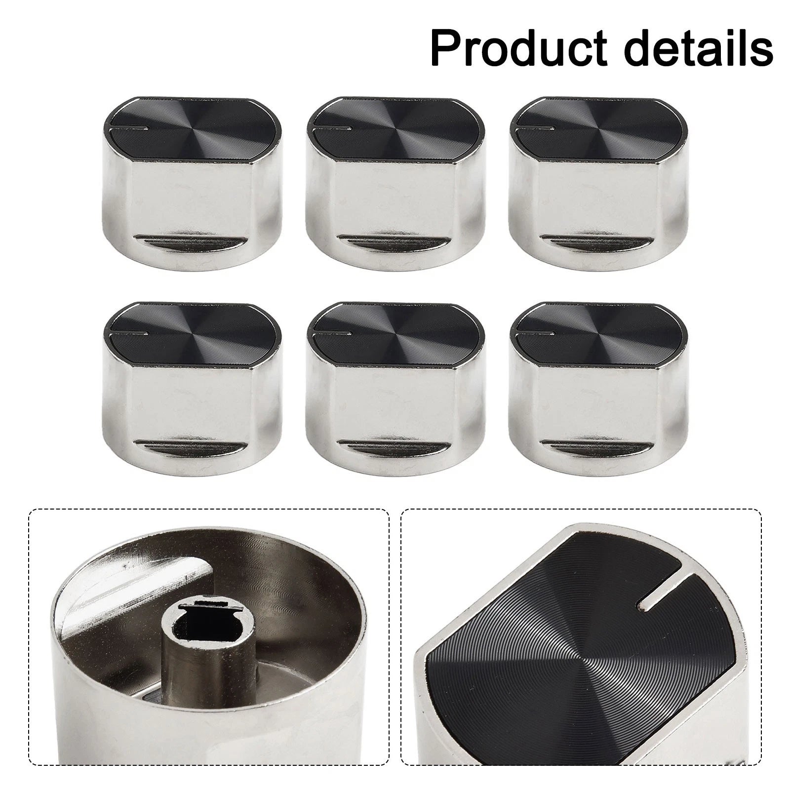 Metal Cooker Control Knobs for Kitchen (Upgrade Style & Functionality)