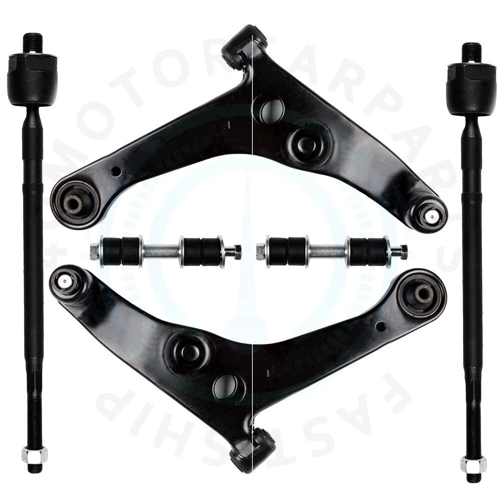 Set of 6 Sway Bar and Control Arm Ball Joints for Mitsubishi Lancer (2003–2006)