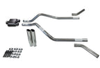 Dual Exhaust Kit for GMC Jimmy (2000–2004) 2.5" Corner Exit