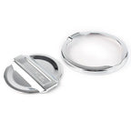 Oil Fuel Tank Cap Cover Trim for Jeep Wrangler JL (2018-2019) Chrome