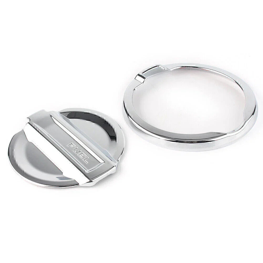 Oil Fuel Tank Cap Cover Trim for Jeep Wrangler JL (2018-2019) Chrome