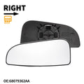 Right Mirror Glass Replacement for Dodge Ram 1500 (No. 68079362AA)