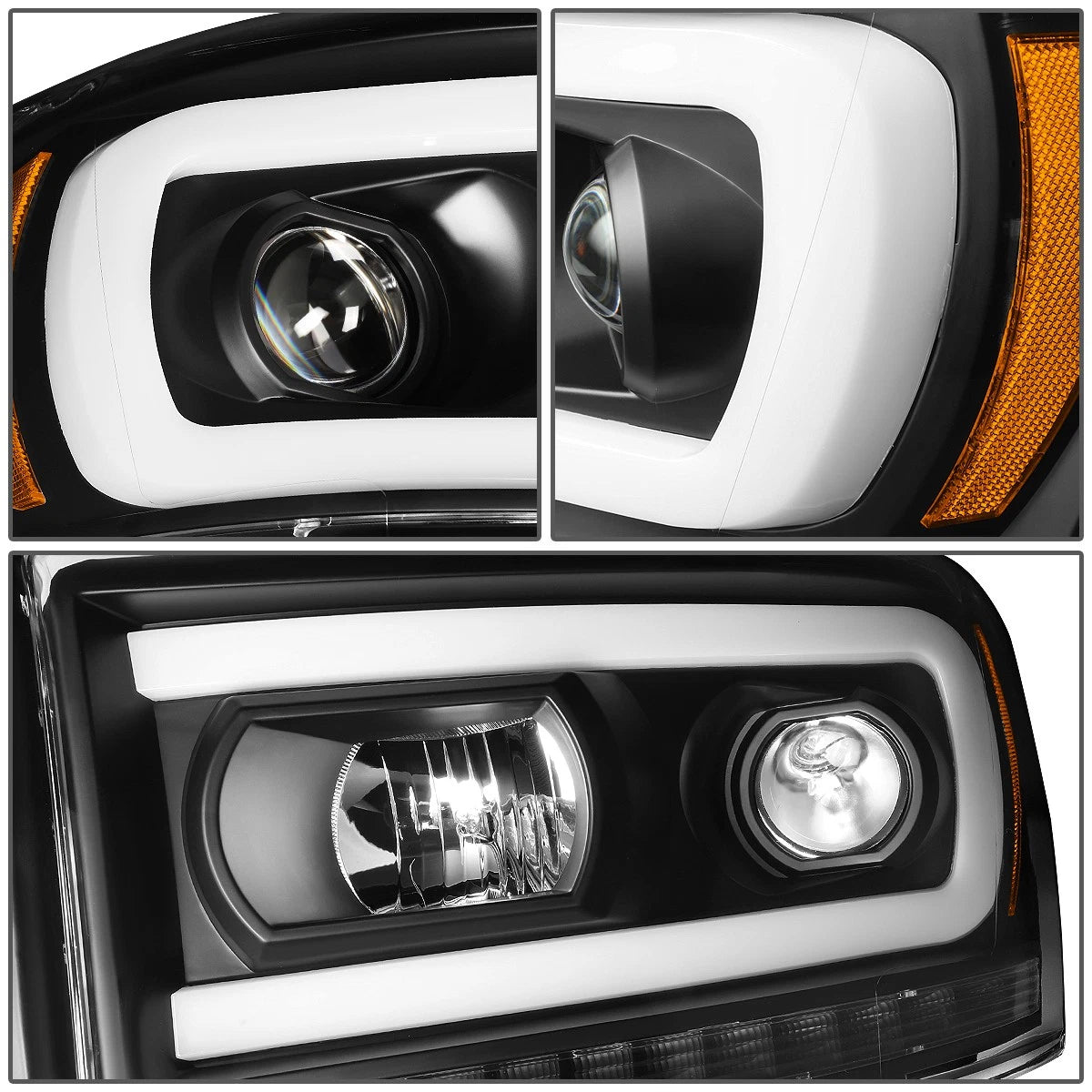 LED Sequential Projector Headlight for Dodge Ram (2006–2009)