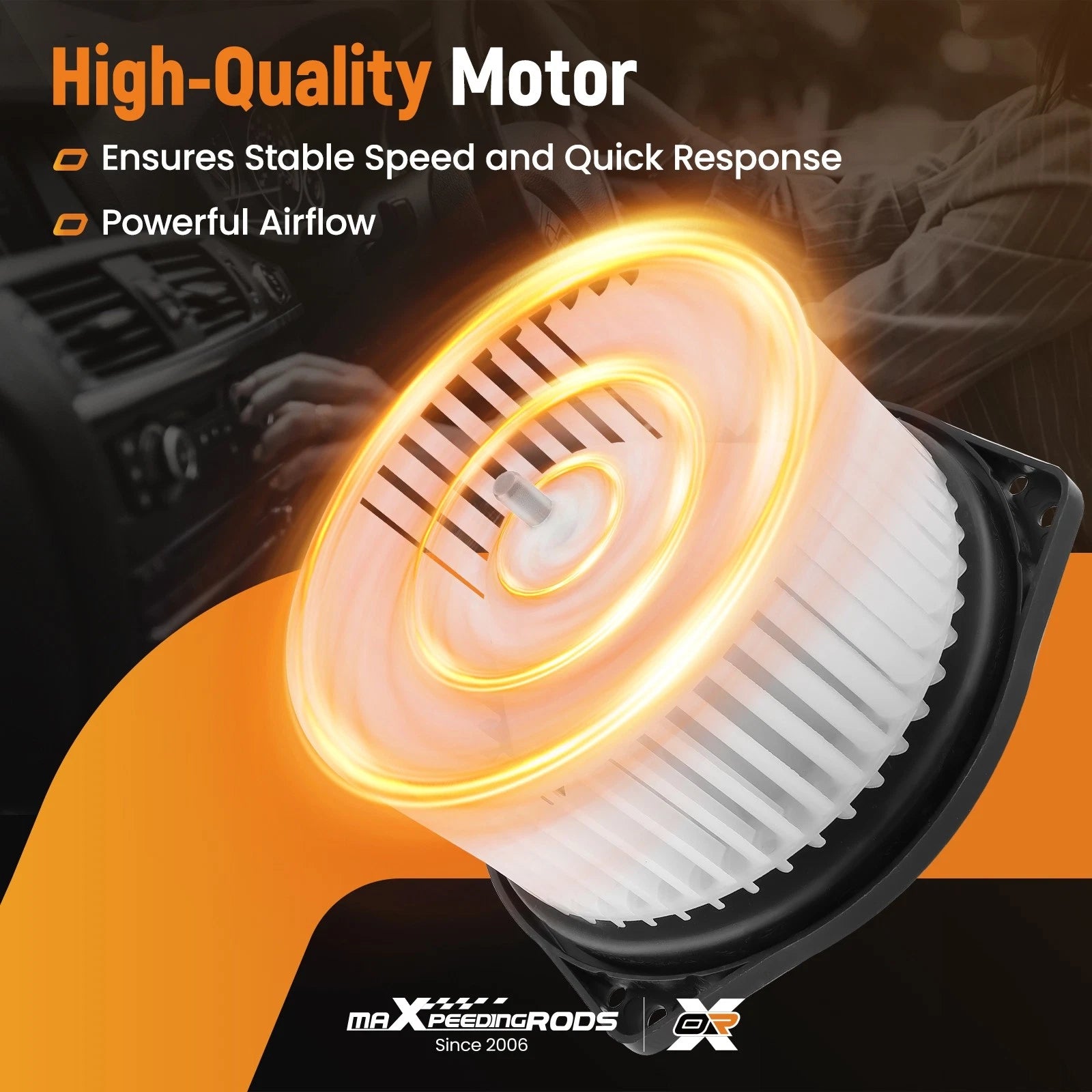 A/C Blower Motor with Cage for Subaru Forester/Impreza/WRX (2000–2014) 700206 PM9311