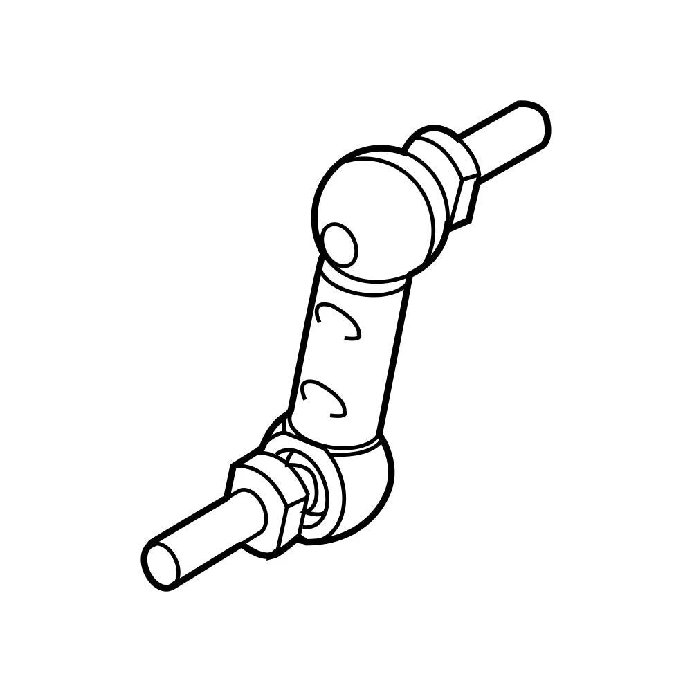 Front Headlight Level Sensor Strut Support for BMW X3 (2004–2010)