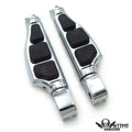 Chrome Stiletto Flat Footpegs for Yamaha Road Star Warrior (2002–2009)