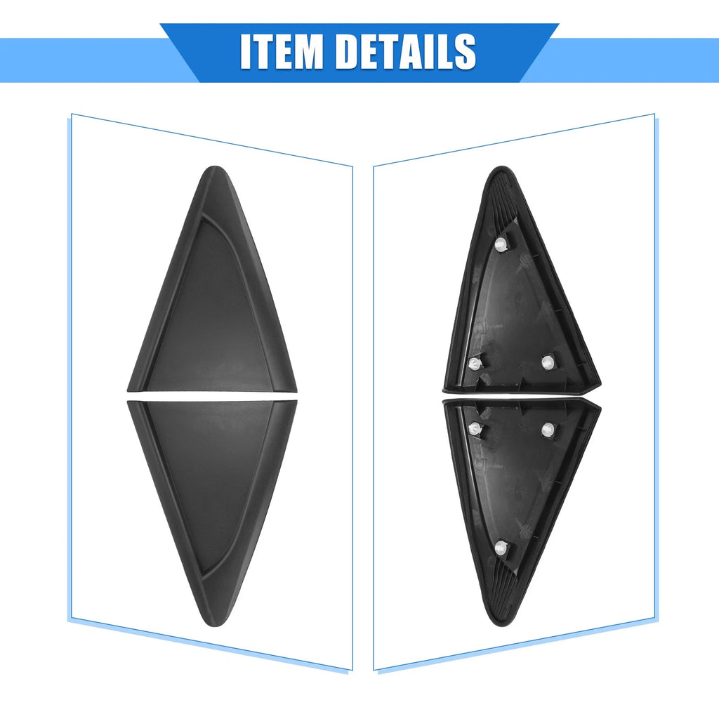 2pcs Rear Mirror Corner Triangle Fender Cover for Chevrolet Cruze (2011–2016)