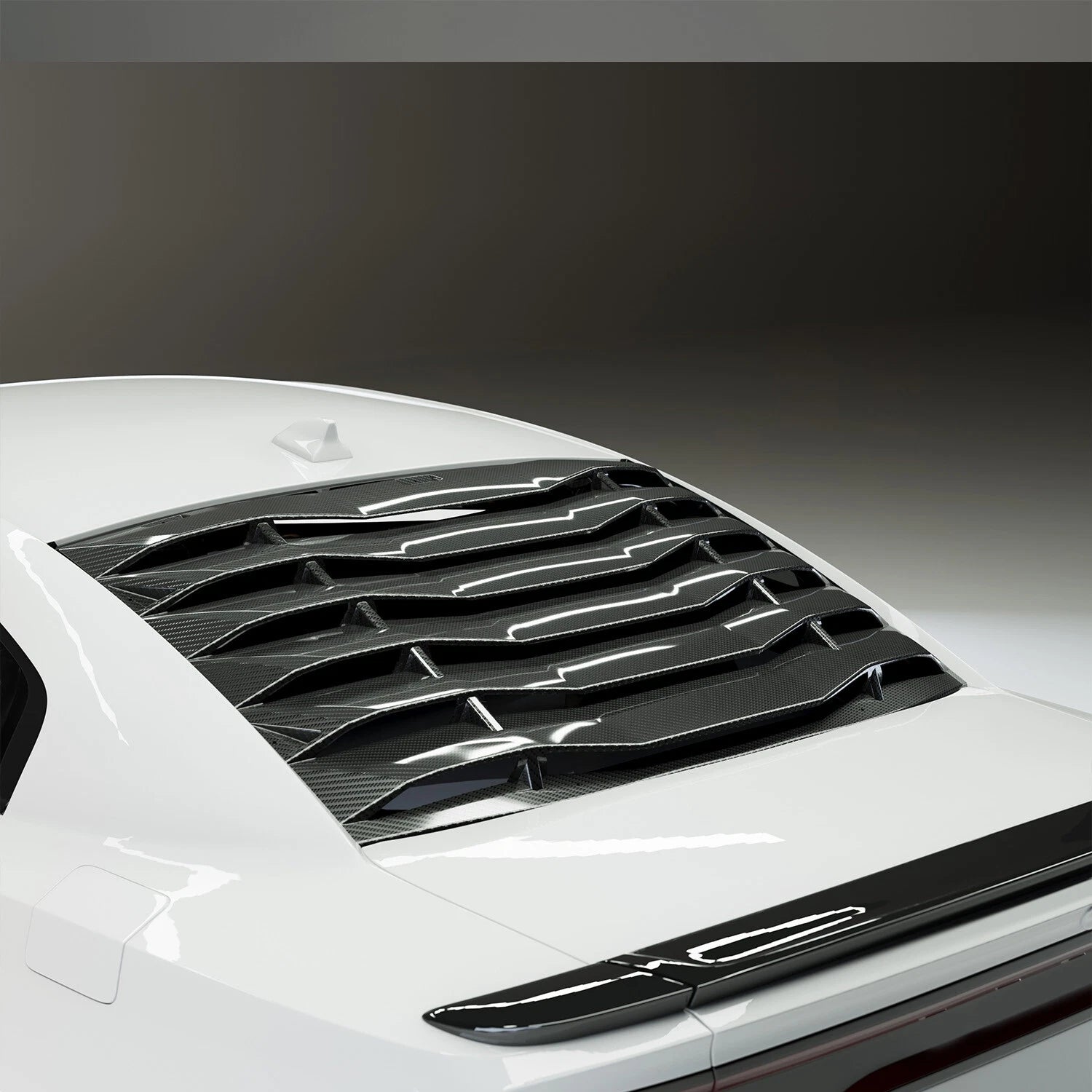 Carbon Fiber Rear Window Louver for Dodge Charger (2011–2023)