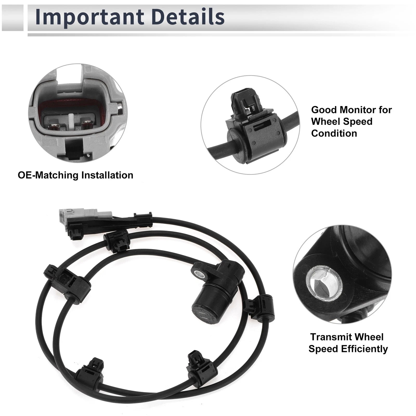 ABS Wheel Speed Sensor No. 8954535030 for Toyota 4Runner (1996–2002)