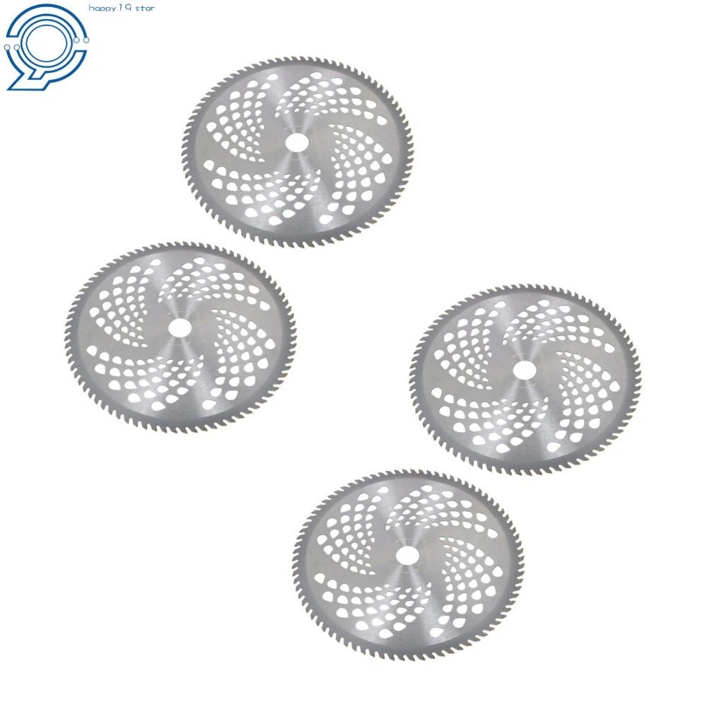 Set of 4 Carbide Tip Brush Blades for Cutter Trimmer 10"