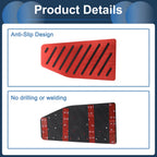 Footrest Pedal Pad Cover for Toyota RAV4 (2019–2023) - Red