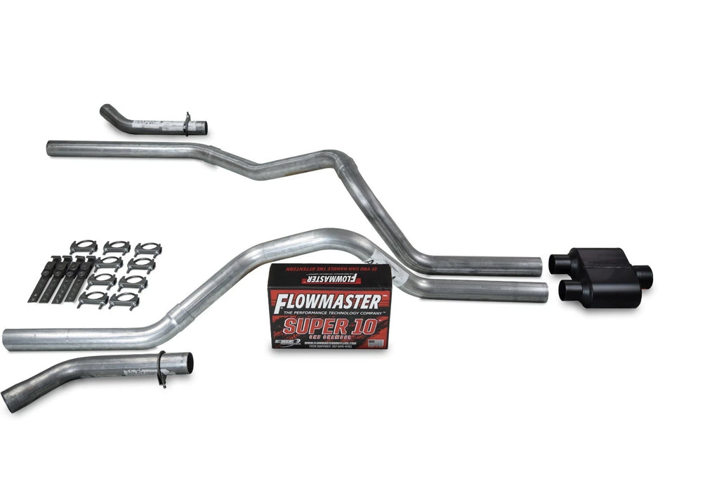 2.5" Dual Exhaust Kit for Chevy GMC 1500 (2015–2018) - Flowmaster Super 10