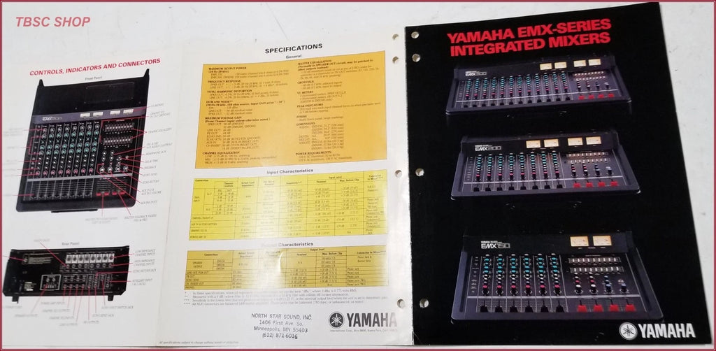 Yamaha EMX-Series Integrated Mixer Brochure