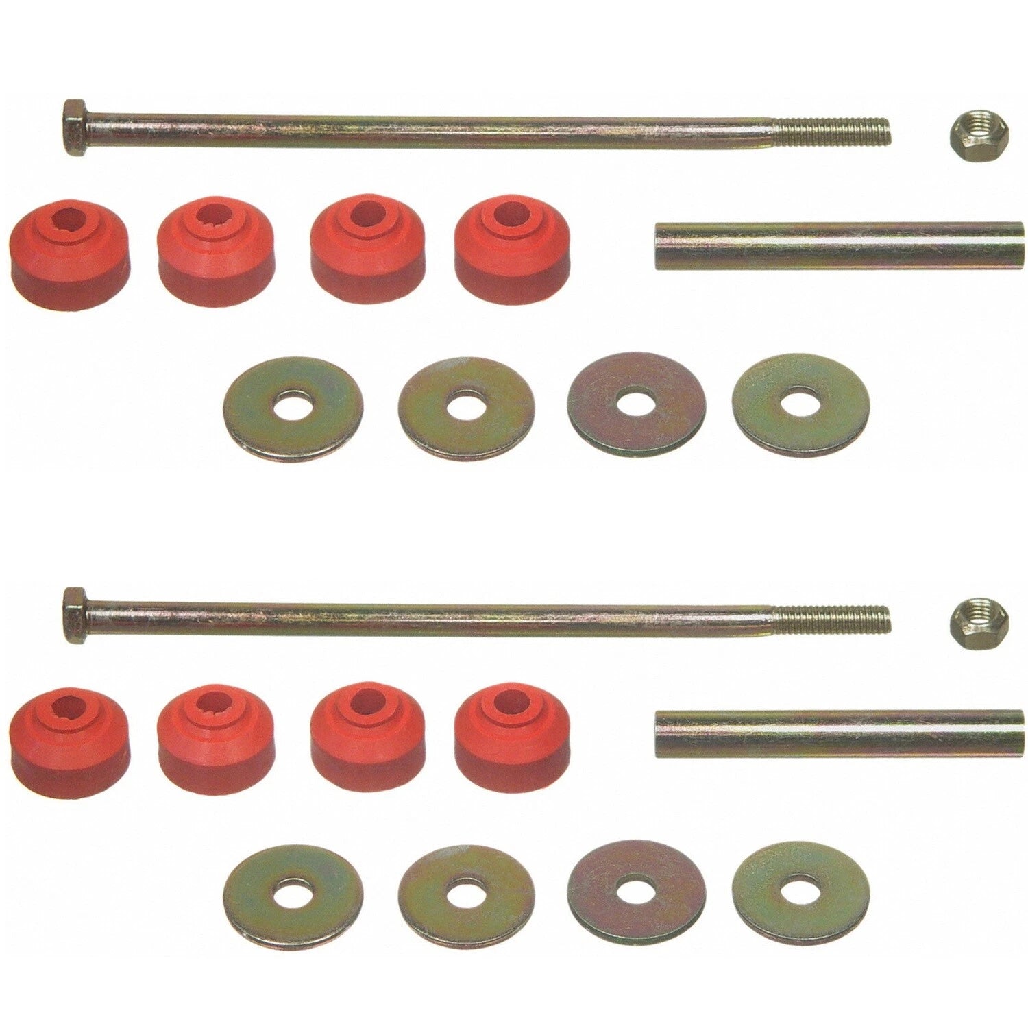 Set of 2 Rear Stabilizer Bar Link Kits for Dodge Neon, Ford Crown Victoria, Lincoln Town Car
