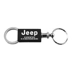 Black Anodized Aluminum Valet Keychain for Jeep Grand Cherokee
