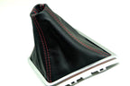 Manual Boot Leather Synthetic for Dodge Challenger (2008–2014) Red Stitch