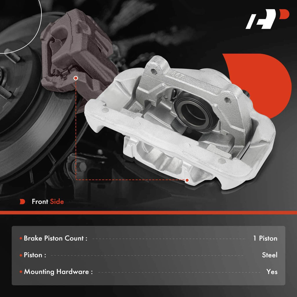 Pair Front Brake Calipers for BMW 335d 335i 335i xDrive 335is 335xi (2007–2013)