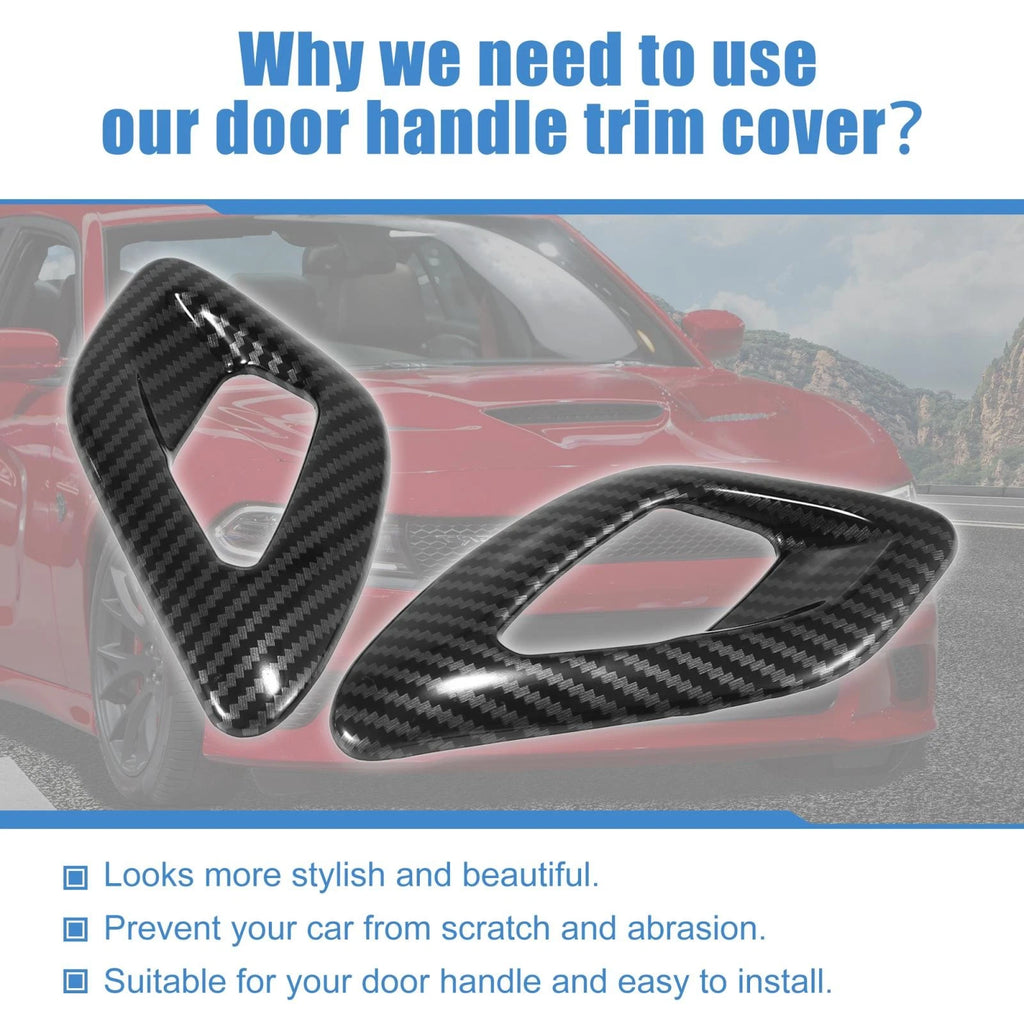 2X Door Handle Bowl Cover Trim for Dodge Challenger (2011–2019)