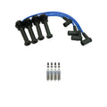 NGK 8mm Wire Set & 4 Iridium Spark Plugs for Ford Contour, Escape, Focus, Tribute (1995–2007)