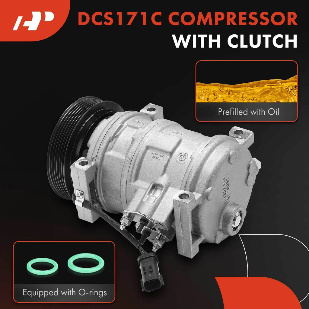 A/C Compressor with Clutch for Jeep Liberty (2005-2006)