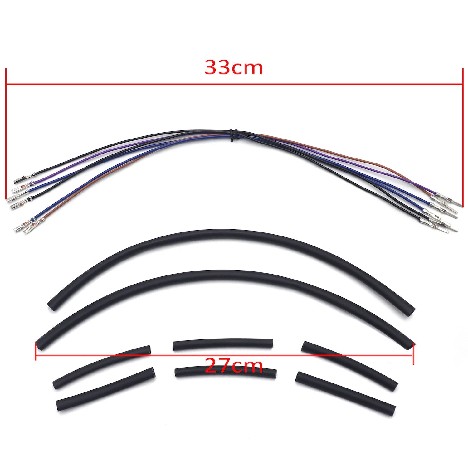 Front Turn Signal Wiring Harness Extension 6 Wire for Harley FX XL (1996–2021)