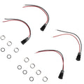 12mm Waterproof LED Indicator Lights for Tractors RVs Boats (DC 12V 24V)