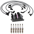 Ignition Coil & Spark Plug Wire Set Kit for Ford Mustang (Denso, Hitachi)