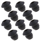 10X Fuel Tank Hose Grommets for Lawn Mowers (Rubber)