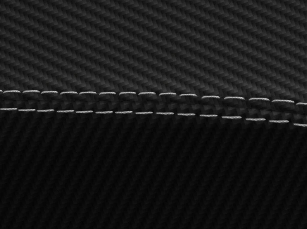 Carbon Fiber Console Lid Armrest Cover for Lexus SC300 (1992–2000) Gray Stitch