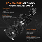 Set of 4 Complete Struts for Nissan Rogue (2008-2012)