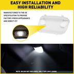 LED Ceiling Dome Lamp Cover for Ford Mustang Taurus F150 (1994–2007) EPY