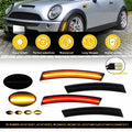 6X Smoked LED Side Marker Lights for Mini Cooper R50 R53 R52 (2002–2008)