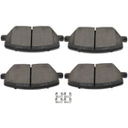8PCS Ceramic Brake Pads for Jeep Compass (2018–2022)