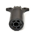 7 Way Round to 4 Pin Flat Trailer Light Adapter Plug Connector for RV