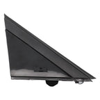 2X Door Mirror Flag Cover Moldings Left+Right for FIAT 500 (2012–2019) Gloss Black